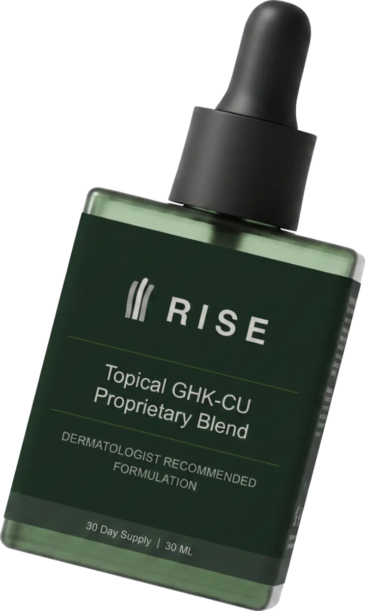 Rise Topical GHK-Cu Proprietary Blend serum bottle